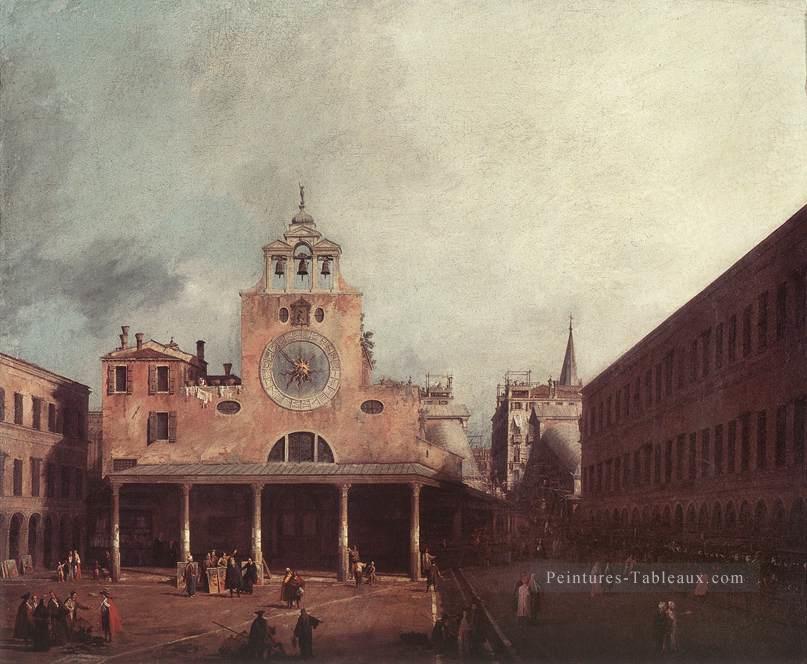 San Giacomo Di Rialto Canaletto Peintures à l'huile